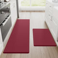 StepRite Kitchen Mats for Floor, 2-Piece Anti-Fatigue Rugs by Bringcushiontoyourlife