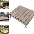 Heavy Duty Adjustable Height Decking Platform – Wood Plastic Composite Modular by Unknown
