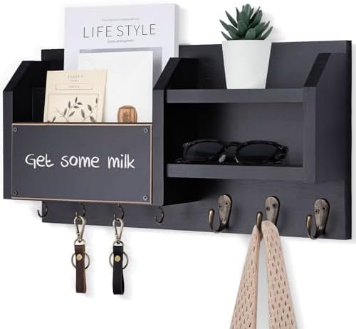 Lwenki Mail and Key Holder – Wall Mount Key Hanger by Lwenki