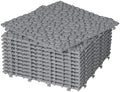 12x12 Inch Gray Plastic Interlocking Deck Tiles, Waterproof Non-Slip Pebble by UIQOPNU