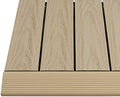 NewTechWood 1/6 ft. x 1 ft. Quick Deck Composite Deck Tile Straight Fascia in by NewTechWood