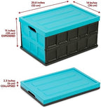 Glad Collapsible Storage Bin - 48L Foldable Plastic Box - Image 2
