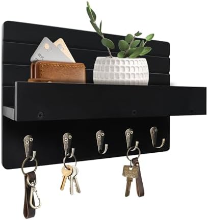 Key Holder Wall Mount, Decorative Key Rack by KISENG