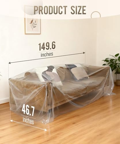 Magicheap Plastic Couch Cover 2 Pack - Image 5
