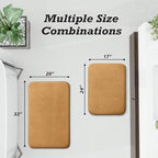 HUXMEYSON Bathroom Rugs Sets 2 Piece, Non-Slip & Quick Dry Bath Mat Set - Image 2