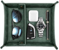 SITHON Valet Tray Desktop Storage Organizer, Removable 2 Compartments Catchall by SITHON