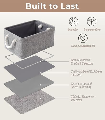 TheWarmHome Storage Bins for Shelves - Image 4