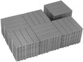 72 PCS Plastic Interlocking Deck Tiles by SkillMaid