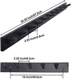 SKOLOO Wall Mounted Coat Rack 38", 10 Hooks, Shaker Style - Image 4