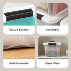 IRIS USA 19 Qt Storage Bins - Image 3