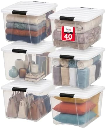 IRIS USA 40 Qt Storage Bins by IRISUSA