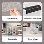 IRIS USA 6-Pack 32 Quart Storage Bins - Image 3