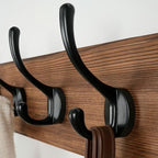 Dseap Wall Mounted Coat Rack: 38-1/4" Long, Heavy-Duty, 10-Double-Hooks Wooden - Image 7