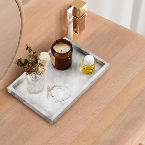Real Natural Marble Tray for Bathroom, Kitchen Counter & Desktop - Image 5