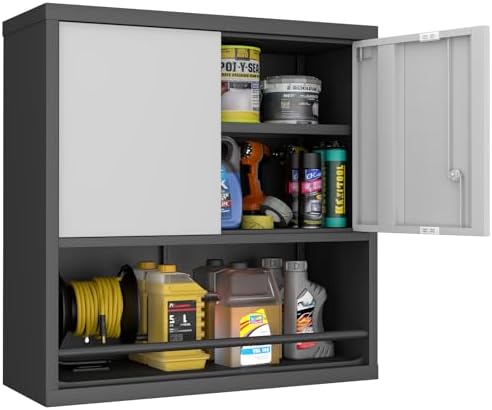 Metal Wall Cabinet, Steel Floating Hanging Storage Cabinet by FATIGOSstoragecabinet