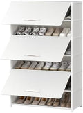 7 Tier Shoe Cabinet with Door, 28-Pair Storage by UNITSTAGE