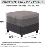 Easy-Going Heavy Duty Outdoor Ottoman Cover - Image 2