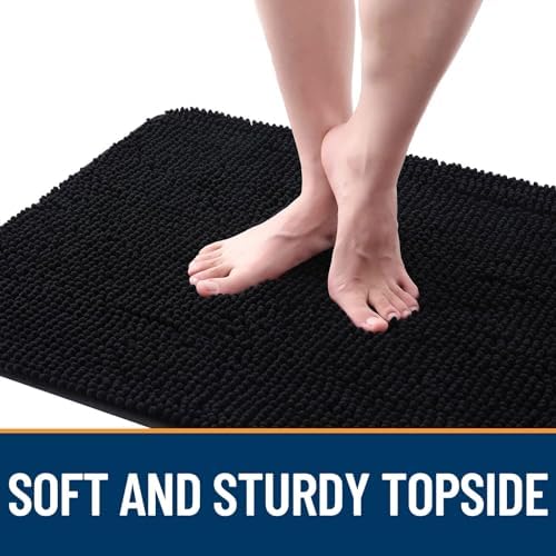 OLANLY Dog Door Mat for Muddy Paws 40x32, Super Absorbent Chenille Mud Mat - Image 4