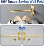 Wall Mounted Clothes Drying Rack, Foldable Drying Rack Clothing, Space Saving - Image 2