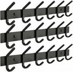 Coat Rack Wall Mount – 17 Inch Stainless Steel Hook Rail by SAYONEYES