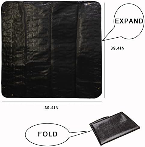 BIUWING 2PCS 39.4" x 39.4" Large Plant Repotting Mat Waterproof Transplanting - Image 4