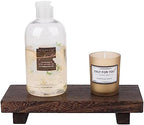 Wood Bathroom Tray Farmhouse Decor Kitchen Soap Holder 8.7"x3.6" Dark Brown - Image 7