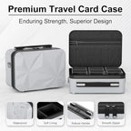 Proijeut Card Deck Box with Portable Case, 6 Pack Clear Commander Deck Box with - Image 4