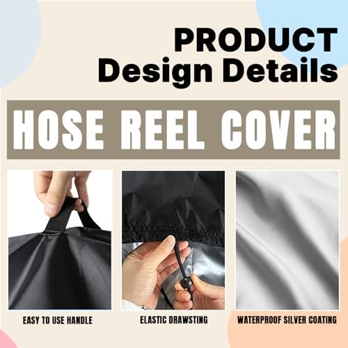 Hose Reel Cover Waterproof Heavy Duty 18.5x25.5x16in - Image 4