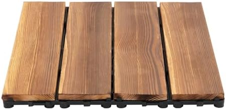 36 Pack Interlocking Deck Tiles 12" x 12", Patio Flooring Outdoor Waterproof by LOYALHEARTD