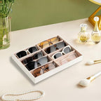 Frebeauty 8-Slot Sunglass Organizer Tray, Sunglass Holder - Image 2