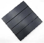 44 Pack Plastic Interlocking Deck Tiles, 12 x 12 Inch Waterproof Outdoor Floor - Image 2