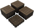 Topeakmart 27PCS Interlocking Deck Tiles 12x12 Patio Flooring by Topeakmart