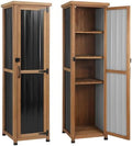 62" H Tall Narrow Outdoor Storage Cabinet by PETSCOSSET