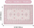 2x3 Door Mat Washable Boho Non Slip Small Throw Rug - Image 2