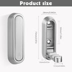 Folding Wall Hooks, 2 Pack, Zinc Alloy, Heavy Duty Coat Hooks - Image 3