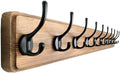 Dseap Wall Mounted Coat Rack: 38-1/4" Long, Heavy-Duty, 10-Double-Hooks Wooden by Dseap
