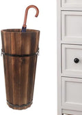 Wooden Umbrella Stand – Multi Functional Storage Box, Cane Holder, Divider by Unknown