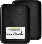Boot Tray 2 Packs All Seasons Multi-Purpose, Waterproof Boot Trays by PETABBY