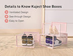 Kuject X-Large Shoe Storage Boxes 12 Pack - Image 5
