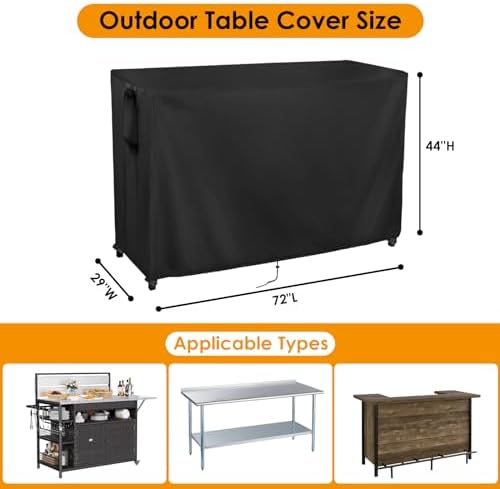 Kingling Outdoor Table Cover Waterproof - Image 3