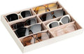 Frebeauty 8-Slot Sunglass Organizer Tray, Sunglass Holder by Frebeauty