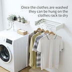 RFOUO Wall Mounted Clothes Drying Rack - Image 2