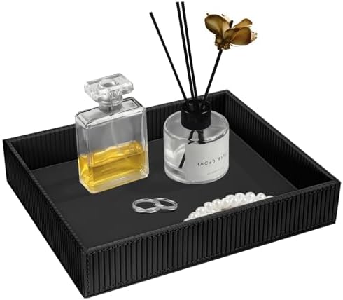 SITHON Valet Tray Desk Organizer PU Leather Catchall by SITHON