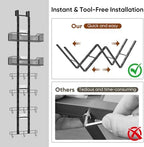 Over The Door Purse Organizer, Easy Installation Handbag Rack - Image 2