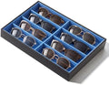 Stratalife 8 Grids Drawer Sunglasses Organizer Tray by Stratalife