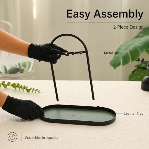 Shinpuru Key Holder Tray, Metal Stand - Image 4