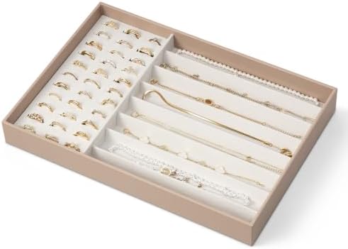 VLANDO Stackable Jewelry Tray, Drawer Organizer by VLANDO