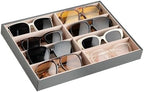 Frebeauty 8-Slot Sunglass Organizer Tray, Sunglass Holder by Frebeauty