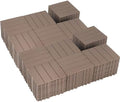 144 PCS Plastic Interlocking Deck Tiles by SkillMaid