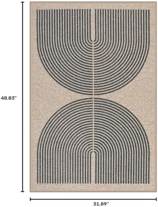 Lahome Rainbow Easy Jute Rug - Image 2